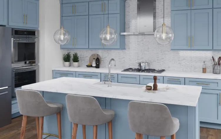 Xterra Blue Shaker Example Kitchen Xterra Blue Shaker Example Kitchen