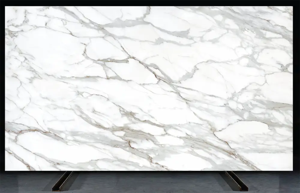 Calacatta Velvet Printed Quartz Example